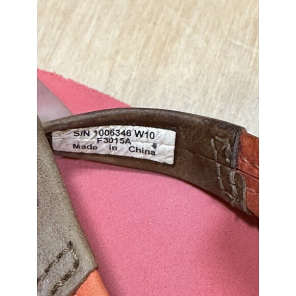 UGG RUBY SANDALS Womens 10 Coral Reef Leather Flip Flops - Picture 13 of 13